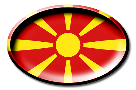 Flag of Macedoniaの写真素材