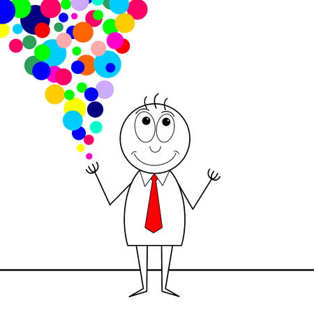 Businessman cartoonの写真素材