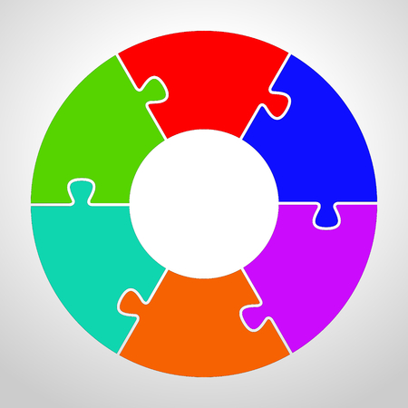 Puzzle conceptの写真素材