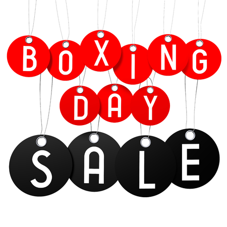 Boxing Day sale illustrationの写真素材