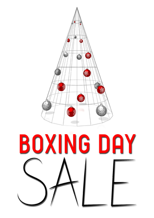 Boxing Day sale illustrationの写真素材