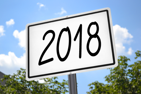 2018 - signpost/ roadsignの写真素材