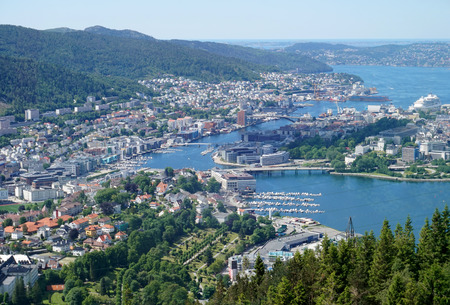 Bergen, Norway - cityscapeの写真素材