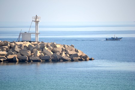 Port in Tunisiaの写真素材