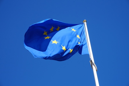 European Union flagの写真素材