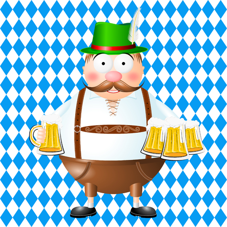 Oktoberfest illustrationの写真素材