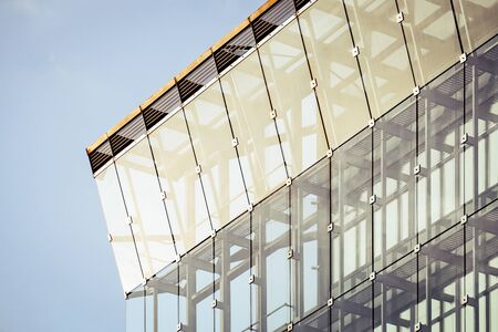 Modern office building facade