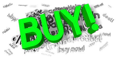 Buy concept - 3D illustration