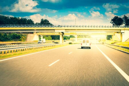 Driving on a highway