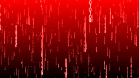 Matrix, binary code - computer application, Internet concept - 3D illustration