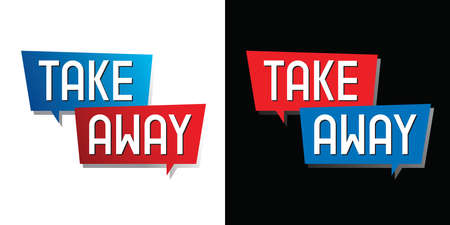 Take away speech bubbles - vector illustrationのイラスト素材