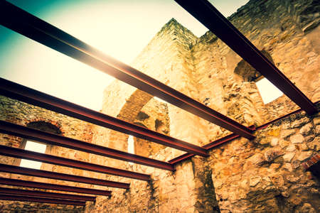 Ruins of a castle in Kazimierz Dolny, Poland