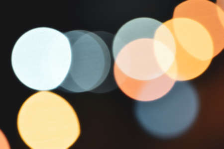 Colorful abstract, defocused lights - bokeh effectの写真素材