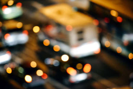Colorful abstract, defocused lights - bokeh effectの写真素材
