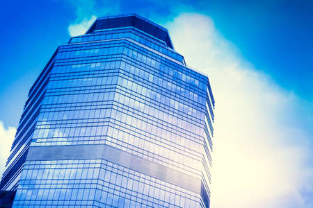 Modern glass office building - business conceptの写真素材