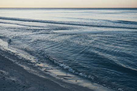 Beach in winter, Baltic Sea, Poland