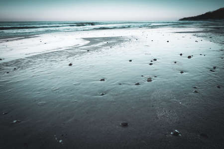 Beach in winter, Baltic Sea, Poland