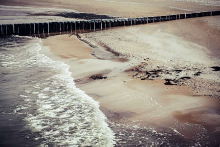Groyne on a coast