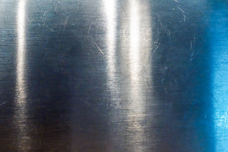 Brushed metal texture - backgroundの写真素材