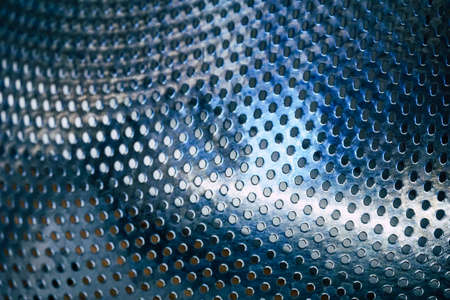 Metal texture with multiple wholes - background
