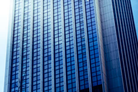Modern office building with glass facadeのeditorial素材