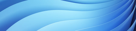 Abstract blue background with stripes - 3D illustration