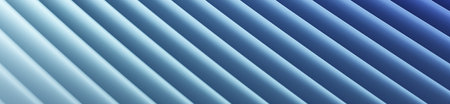 Abstract blue background with straight lines - 3D illustration