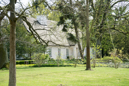 Zelazowa Wola, Poland - April 7th, 2024 - Manor house and park - birthplace of Frederick Chopinのeditorial素材