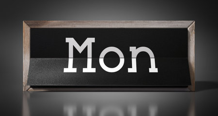 table calendar - 3D illustrationの写真素材