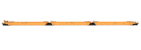 Railroad Double Stack Car 3D rendering on white background