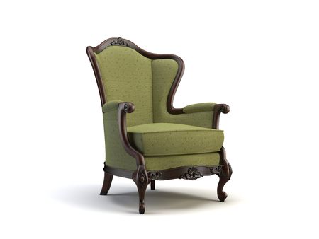 chair on the white backgroundの写真素材