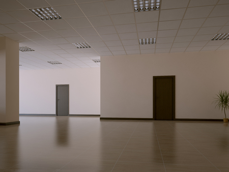 nice 3d office space interiorの写真素材