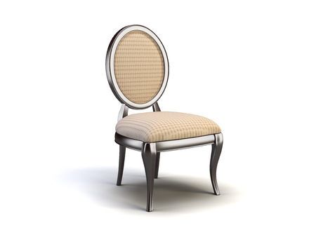 chair on the white backgroundの写真素材