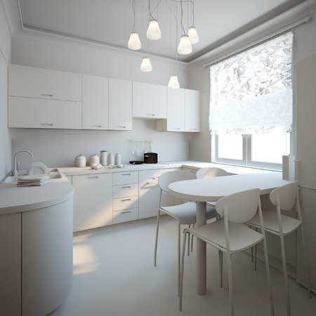 a gray 3d interior compositionの写真素材