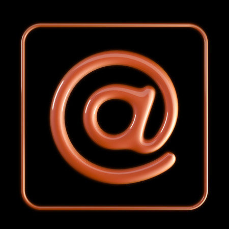 address  icon on dark backgroundの写真素材