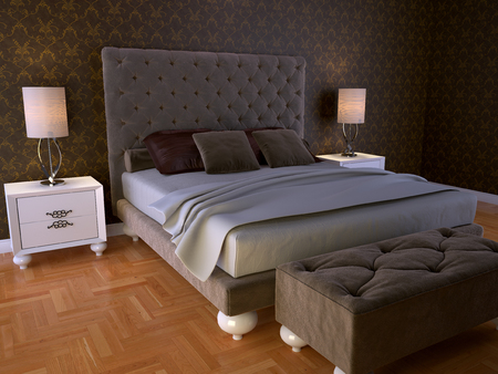 a modern 3d interior compositionの写真素材