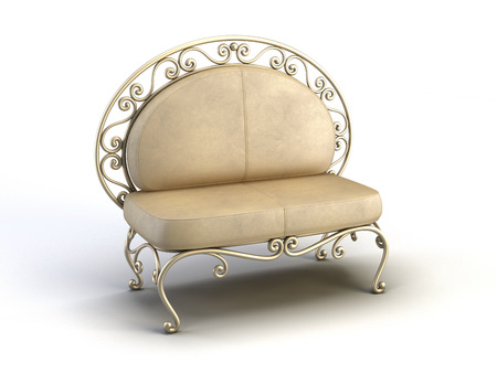 chair on the white backgroundの写真素材