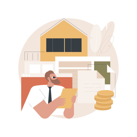 Estate planning abstract concept vector illustration.のイラスト素材