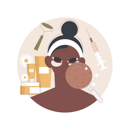 Cosmetology abstract concept vector illustration.のイラスト素材