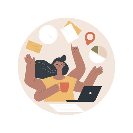 Productivity abstract concept vector illustration.のイラスト素材