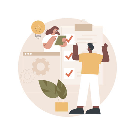 Business plan abstract concept vector illustration.のイラスト素材