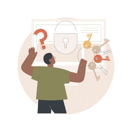 Decision making abstract concept vector illustration.のイラスト素材