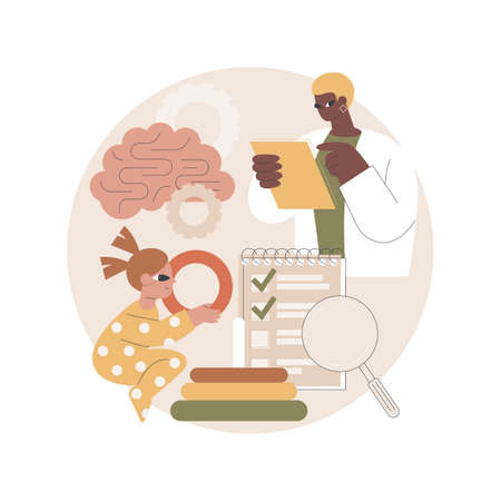 Developmental Screening abstract concept vector illustration.のイラスト素材