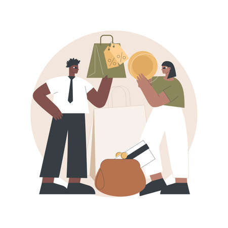 Personalized selling abstract concept vector illustration.のイラスト素材