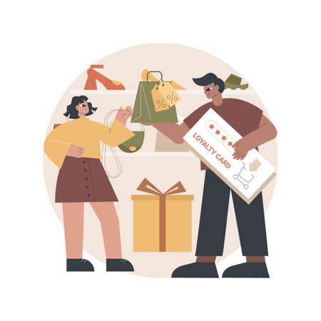 Face-to-face selling abstract concept vector illustration.のイラスト素材