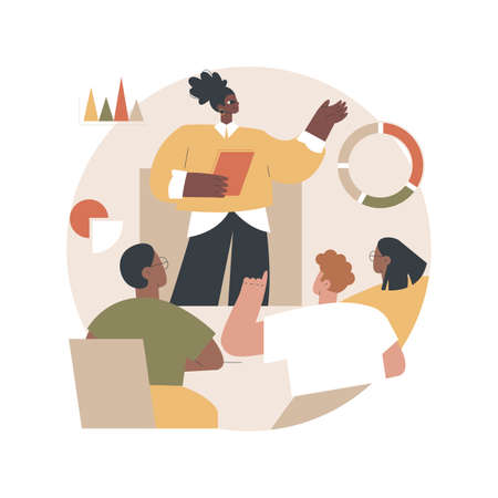 Workshop abstract concept vector illustration.のイラスト素材