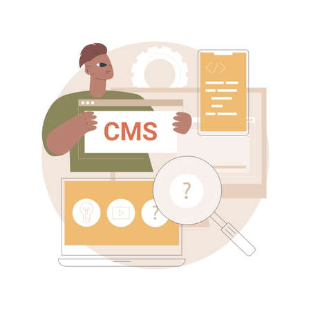 Services abstract concept vector illustration.のイラスト素材