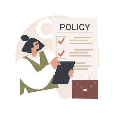 Business rule abstract concept vector illustration.のイラスト素材