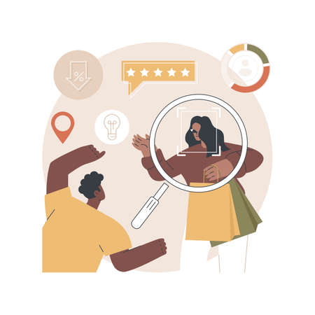 Consumer behaviour abstract concept vector illustration.のイラスト素材