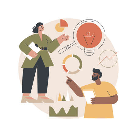 Competitive intelligence abstract concept vector illustration.のイラスト素材